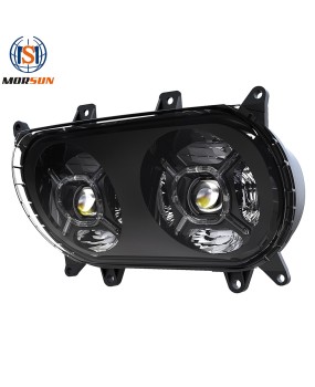 Suitable for the new Harley Davidson dual light LED dual head light 2015+Harley Davidson gliding motorcycle headlight daytime running light