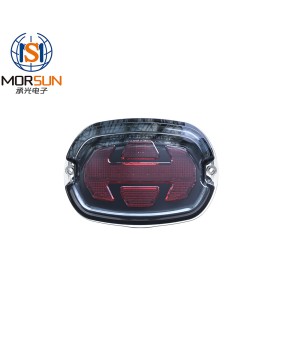 Suitable for Harley 883 1200 rear tail light soft tail fat guy gliding rear tail light signal LED light