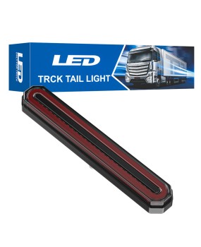 New 87LED taillights, guided light, cargo truck trailer, RV, dual color flowing turn signal, brake lights, room lights, smoked black cover