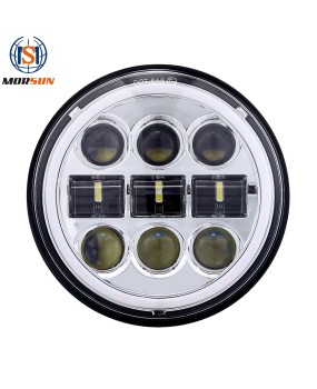 Chengguang Electronics 5.75-inch Harley headlights Harley LED headlights 45W locomotive modified dual color headlights