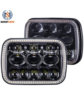 5X7 6X7 inch square light suitable for Jeep Wrangler LED car lights, truck square front modification lights