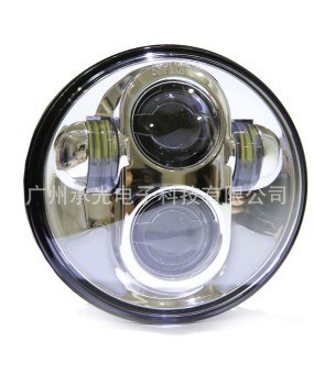 Factory direct sales of 5.75-inch Harley headlights LED headlights Harley motorcycle modification with daytime running headlights