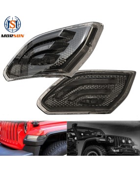 Suitable for Jeep Wrangler JL 2018 2019 Wheel Eyebrow Light Side Signal Light