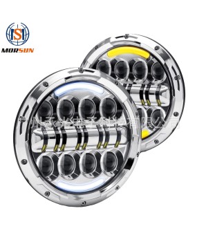 Car LED headlights round 7-inch headlights modified for Harley JEEP Wrangler cross-border headlights