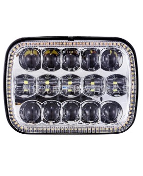 5x7 Wrangler LED Headlights 7-inch Square Light Modified Car 6X7 LED Truck Front Headlights