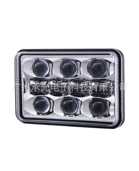 2018 New 4 × 6 Wrangler Square Light LED Truck Headlights Suitable for Jeep Modified Car Headlights Work Lights