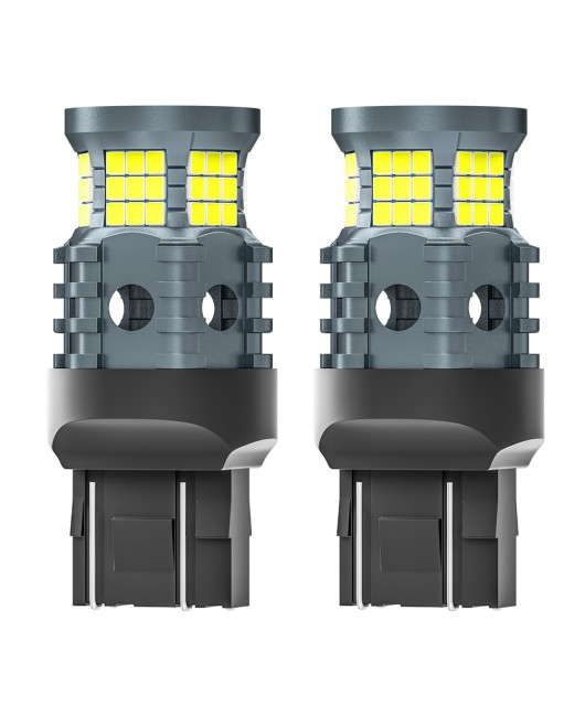 High power LED decoding anti flicker white light yellow light T20 7440 1156 automotive LED turn signal and reverse light