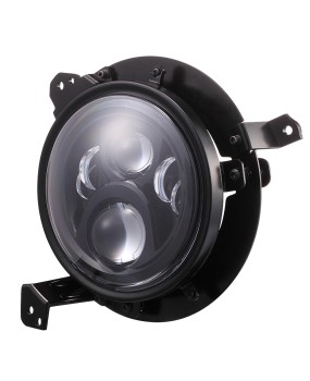 Suitable for Wrangler 7-inch LED headlights, 9-inch circular bracket for car lights, 2018 Jeep JL modified headlights