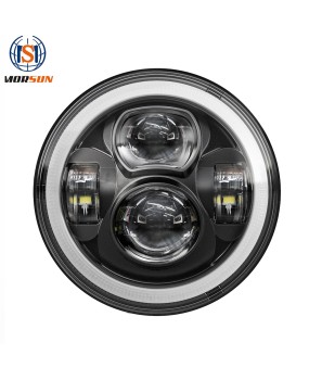 New 7-inch Wrangler headlights LED car lights suitable for Jeep off-road modification with tangent front headlights