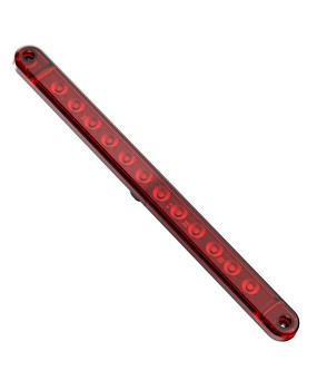 Foshan car light factory 12LED high mounted brake taillight truck trailer side light taillight LED strip light