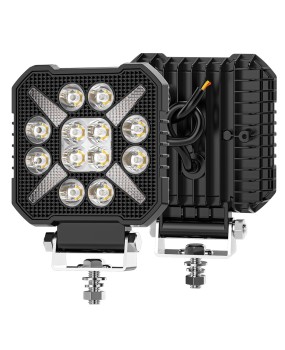 Cross border new car LED work light 4-inch off-road modified lighting headlight high brightness square engineering forklift light