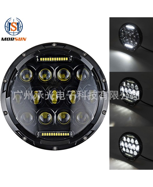 Suitable for JEEP Jeep Wrangler 7-inch LED headlights, Harley motorcycle modification front headlights, LED car headlights