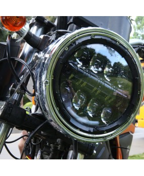 7-inch lamp housing suitable for Jeep Harley external installation with bracket motorcycle modification lamp housing including lamp