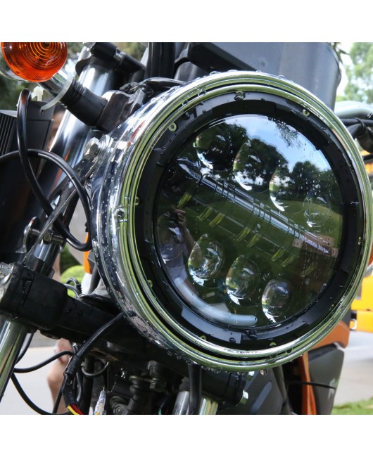 7-inch lamp housing suitable for Jeep Harley external installation with bracket motorcycle modification lamp housing including lamp