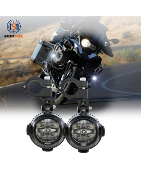 Motorcycle spotlight modification LED headlights fog lights suitable for BMW waterbirds with bracket installation cross-border supply