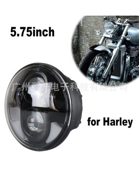 Factory direct sales of 5.75-inch Harley headlights LED headlights Harley motorcycle modification with daytime running headlights