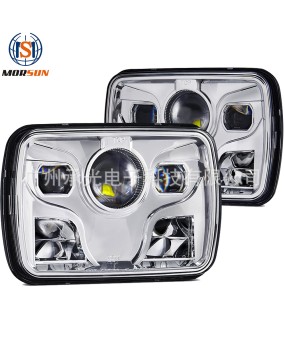 Suitable for JEEP Jeep Wrangler 7-inch front headlights 5x7 square lights off-road truck LED headlights