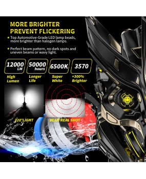 Huayue Xingju Automotive Lamp H1H3H4H7H8H1190059006HB3HB4 Headlight Automotive LED Headlight Bulb