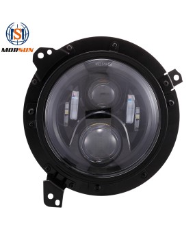 Suitable for Wrangler 7-inch LED headlights, 9-inch circular bracket for car lights, 2018 Jeep JL modified headlights