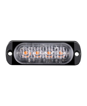 Foshan factory 12-24V truck truck 12-24V side 4LED flashing warning signal light strobe light