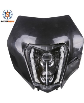 Suitable for KTM motorcycle headlights, new type of motorcycle LED headlight head, light strip cover