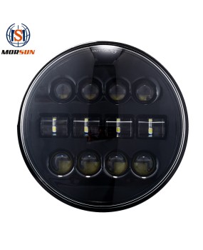 New 7-inch Wrangler headlights LED headlights Harley motorcycle modified headlights 60W high and low beam headlights