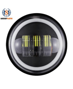 4.5 inch Harley fog light Harley motorcycle fog light with angel eye aperture LED 30W auxiliary light