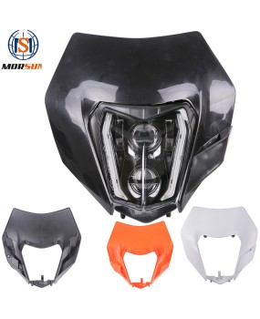 Suitable for KTM motorcycle headlights, new type of motorcycle LED headlight head, light strip cover