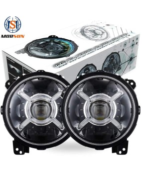 Suitable for Jeep Wrangler JL9 inch LED headlights JEEP modified with adjustable multifunctional headlights