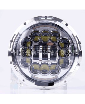 Factory direct sales of 7-inch LED headlights suitable for JEEP Harley modified headlights with 90W multifunctional headlights