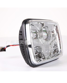 5X7 car LED headlights 7-inch truck square lights 80W off-road lights Wrangler modified front headlights