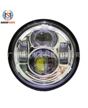 Suitable for Harley front headlights, Harley Fat Ba modified headlights, 5-inch headlights, high and low beam headlights, and Harley motorcycle headlights