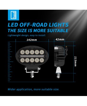 Manufacturer's new car LED work lights, elliptical headlights, off-road vehicle driving lights, modified headlights, auxiliary lights project