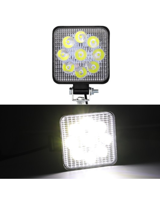 Manufacturer's hot selling car LED work light 3-inch square off-road vehicle modification light engineering vehicle forklift auxiliary lighting