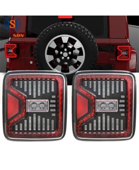 Suitable for Jeep Wrangler JL taillights, 2019 Jeep modified high-end version taillights, reverse lights, brake lights