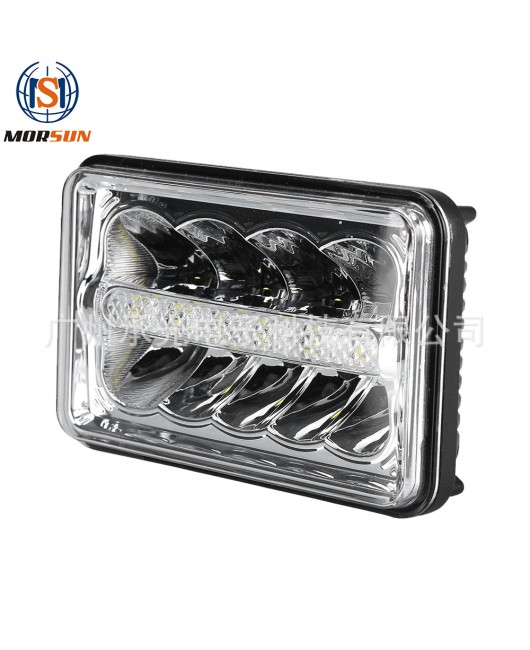 4X6 Wrangler square light is suitable for JEEP assisted headlight assembly modification of headlights