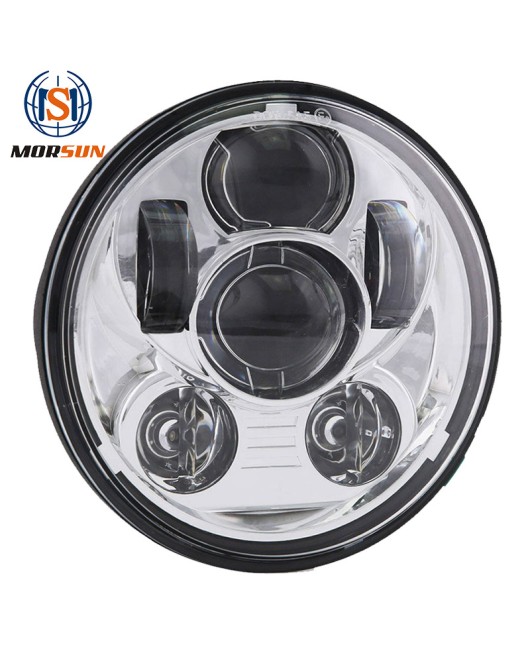 5.75-inch Harley modified headlights LED high and low beam lights 45W new motorcycle headlights