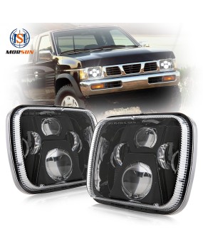 Chengguang 5 × 7 inch Wrangler 55W LED headlights truck square lights suitable for JEEP modified headlights