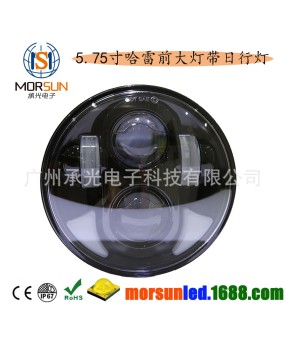 5.75-inch Harley headlights LED headlights Harley motorcycle modification with daytime running lights headlights