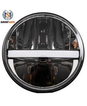 Suitable for Jeep 7-inch Wrangler headlights, 30W Harley LED headlights, JEEP daytime steering function car headlights