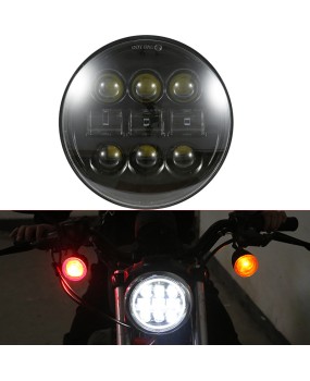 Factory direct sales of 5.75-inch Harley LED headlights 45W motorcycle modified high and low beam integrated headlights