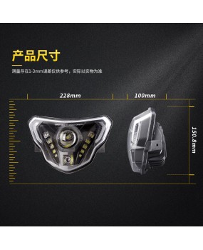 Motorcycle headlight LED headlight assembly suitable for BMW BMWG310R G310RS modification cross-border direct supply