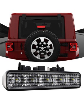 Suitable for Jeep JL car modification parts, Jeep Wrangler high mounted brake light, LED backup tire brake warning light