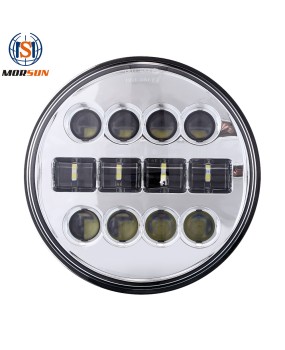 Suitable for 7-inch Jeep Wrangler headlights, LED headlights, Harley motorcycle high and low beam modification headlights