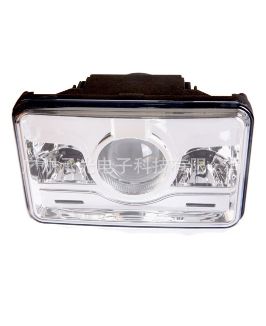 4X6 high and low beam truck light LED square light modified off-road vehicle headlight 45W lamp cup type work light