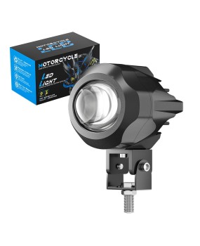 Cross border new product LED motorcycle spotlight dual color electric motorcycle headlight with integrated distance and water bird spotlight