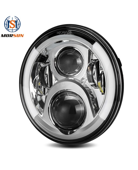 7-inch Wrangler dual color angel eye LED headlights suitable for Jeep Wrangler headlights