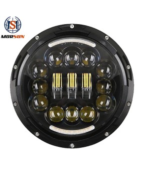 Suitable for 7-inch Jeep Wrangler headlights LED modification Harley headlights car high and low beam headlights