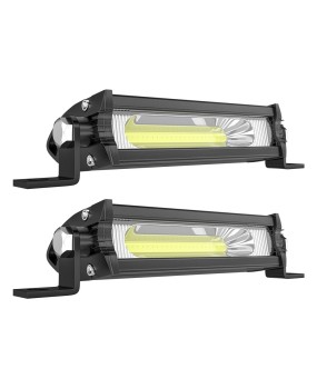 Foreign trade one line COB car LED strip mini single row 9W work light modification daytime running light motorcycle light