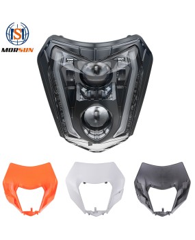 Cross border hot selling KTM off-road motorcycle modified headlight with cover accessories for EXC XCF SX F SMR